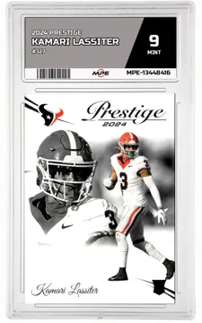 2024 PRESTIGE #327 KAMARI LASSITER MPE 9 MINT — graded card up for auction