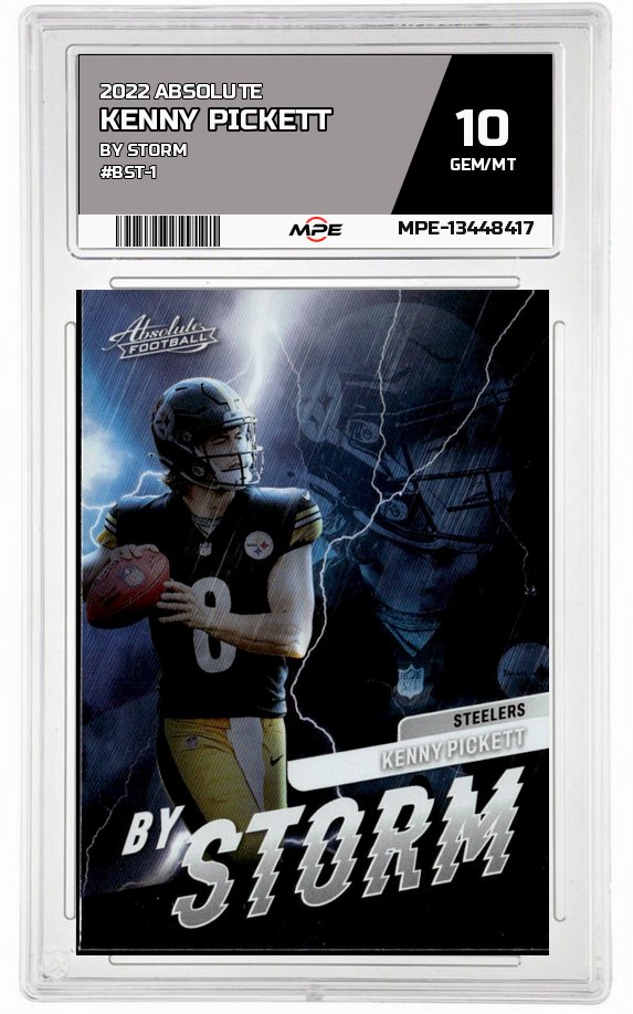 2022 ABSOLUTE BY STORM #BST-1 KENNY PICKETT MPE 10 GEM/MT — graded card auctioned from the MPE vault