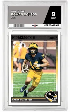 2024 SCORE #360 ROMAN WILSON MPE 9 MINT — graded card up for auction