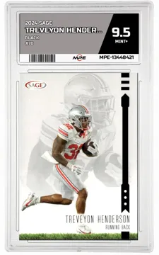 2024 SAGE BLACK #70 TREVEYON HENDERSON MPE 9.5 MINT+ — graded card up for auction