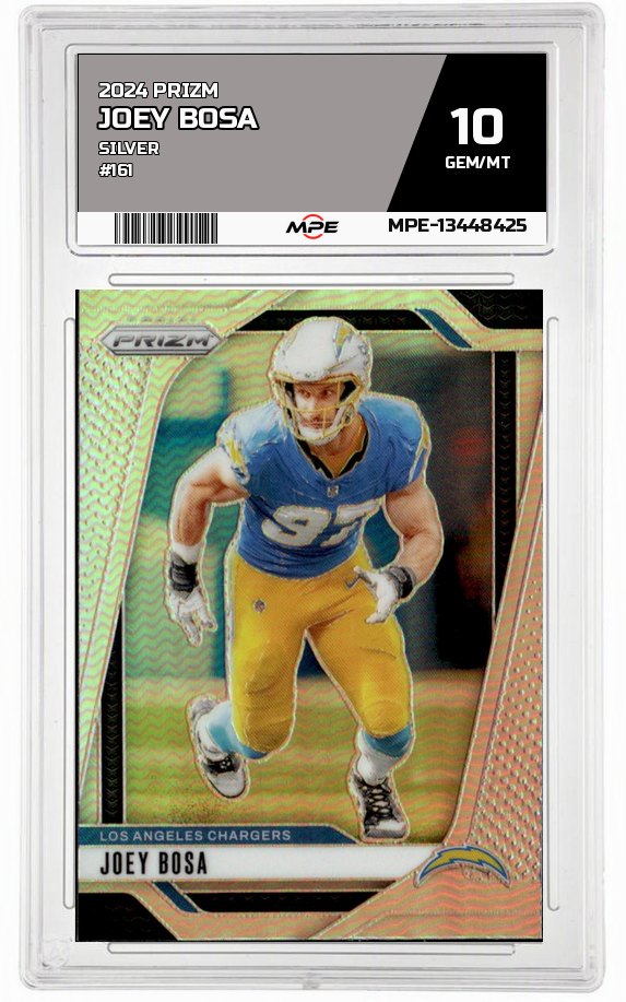 2024 PRIZM SILVER #161 JOEY BOSA MPE 10 GEM/MT — graded card auctioned from the MPE vault
