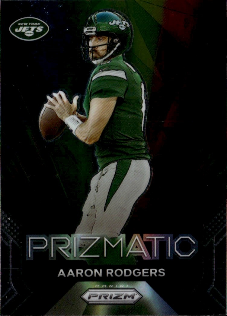 2023 Prizm Aaron Rodgers graded slab