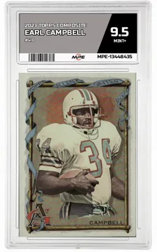 2023 TOPPS COMPOSITE #410 EARL CAMPBELL MPE 9.5 MINT+ — graded card up for auction