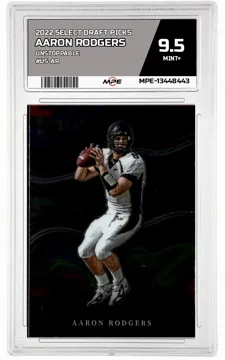 2022 SELECT DRAFT PICKS Unstoppable #US-AR AARON RODGERS MPE 9.5 MINT+ — graded card up for auction