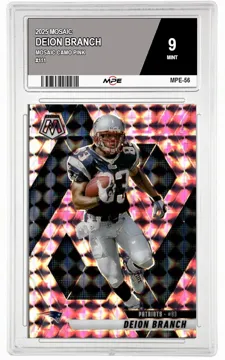 2025 MOSAIC MOSAIC CAMO PINK #111 DEION BRANCH MPE 9 MINT — graded card up for auction