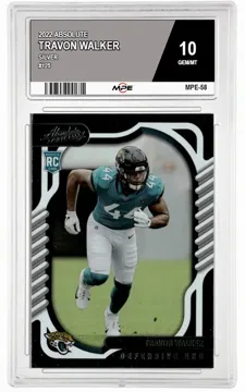 2022 ABSOLUTE SILVER #125 TRAVON WALKER MPE 10 GEM/MT — graded card up for auction