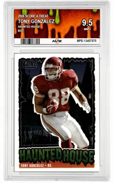 2026 SCORE A TREAT HAUNTED HOUSE #222 TONY GONZALEZ MPE 9.5 MINT+ — graded card up for auction