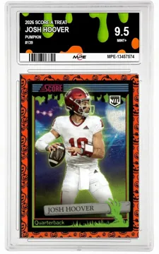 2026 SCORE A TREAT PUMPKIN #139 JOSH HOOVER MPE 9.5 MINT+ — graded card up for auction