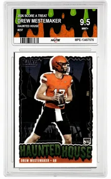 2026 SCORE A TREAT HAUNTED HOUSE #237 DREW MESTEMAKER MPE 9.5 MINT+ — graded card up for auction