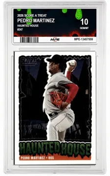 2026 SCORE A TREAT HAUNTED HOUSE #247 PEDRO MARTINEZ MPE 10 GEM/MT — graded card up for auction