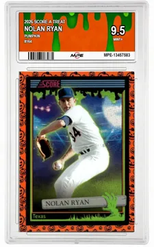 2026 SCORE A TREAT PUMPKIN #164 NOLAN RYAN MPE 9.5 MINT+ — graded card up for auction