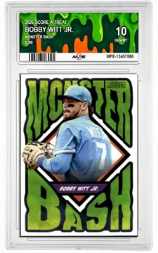 2026 SCORE A TREAT MONSTER BASH #290 BOBBY WITT JR. MPE 10 GEM/MT — graded card up for auction