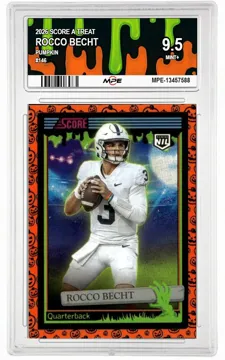 2026 SCORE A TREAT PUMPKIN #146 ROCCO BECHT MPE 9.5 MINT+ — graded card up for auction