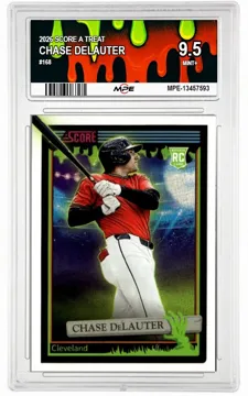 2026 SCORE A TREAT #168 CHASE DELAUTER MPE 9.5 MINT+ — graded card up for auction