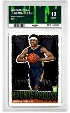 2026 SCORE A TREAT HAUNTED HOUSE #209 JEREMIAH FEARS MPE 10 GEM/MT — graded card up for auction