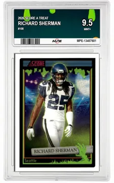 2026 SCORE A TREAT #108 RICHARD SHERMAN MPE 9.5 MINT+ — graded card up for auction