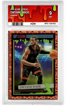 2026 SCORE A TREAT PUMPKIN #70 DWYANE WADE MPE 9 MINT — graded card up for auction