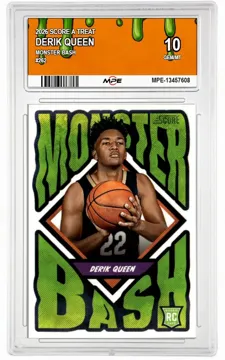 2026 SCORE A TREAT MONSTER BASH #262 DERIK QUEEN MPE 10 GEM/MT — graded card up for auction