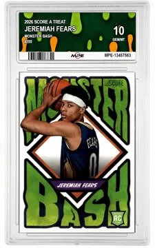 2026 SCORE A TREAT MONSTER BASH #255 JEREMIAH FEARS MPE 10 GEM/MT — graded card up for auction