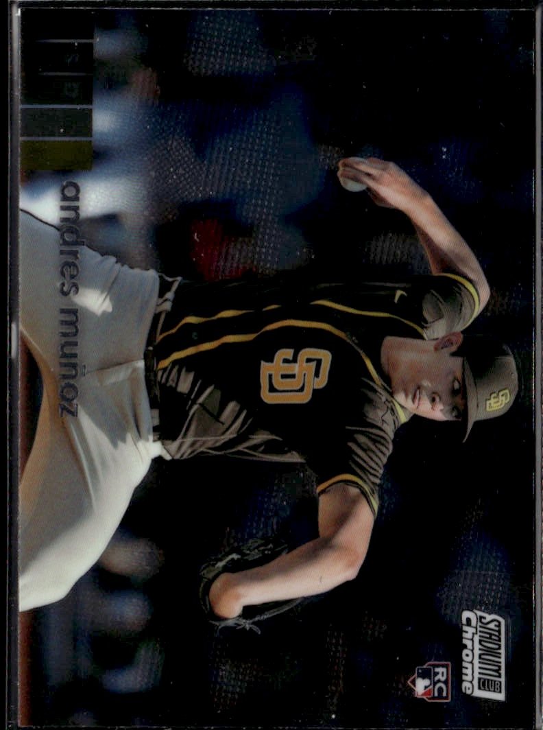 2020 Stadium Club Chrome Andres Muñoz graded slab