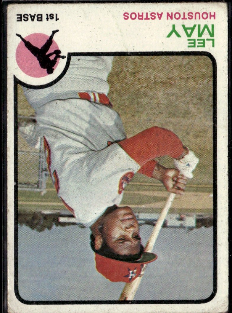 1973 Topps Lee May graded slab
