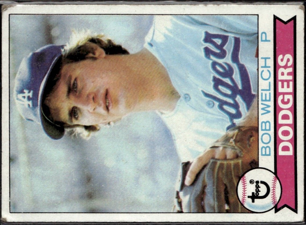 1979 Topps Bob Welch graded slab