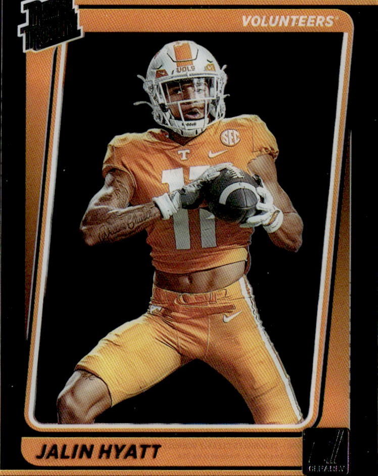 2023 Chronicles Draft Picks Jalin Hyatt graded slab
