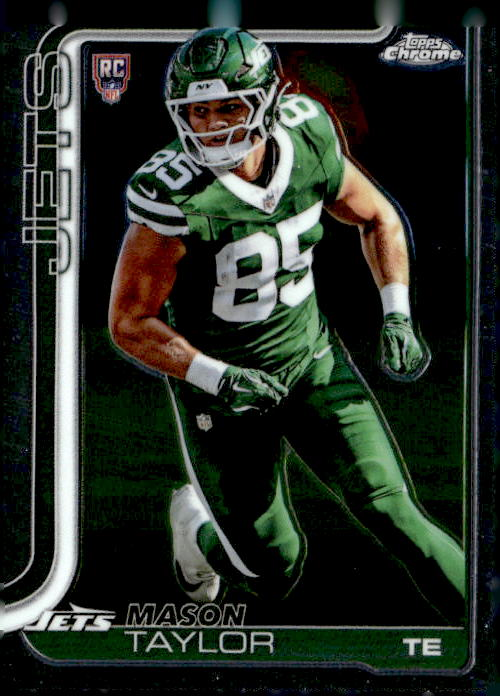 2025 Topps Chrome Mason Taylor graded slab