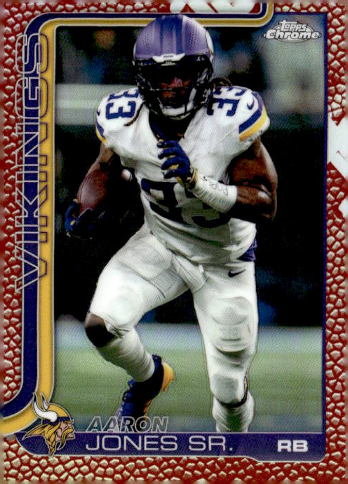 2025 Topps Chrome Aaron Jones Sr. graded slab