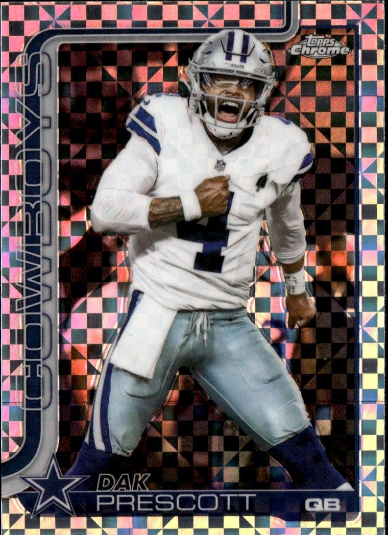 2025 Topps Chrome Dak Prescott graded slab
