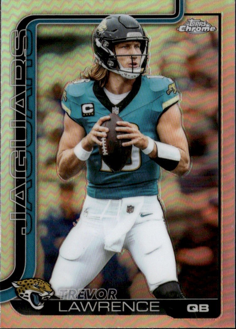 2025 Topps Chrome Trevor Lawrence graded slab