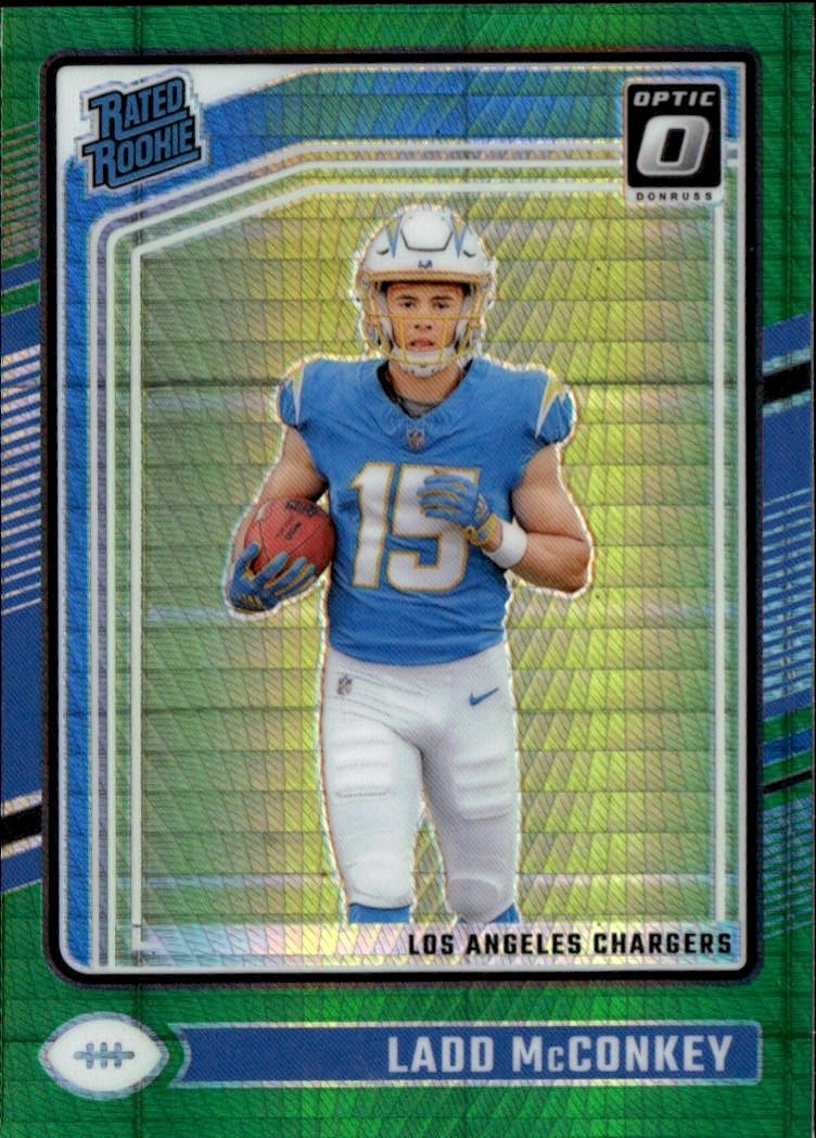 2024 Optic Ladd McConkey graded slab