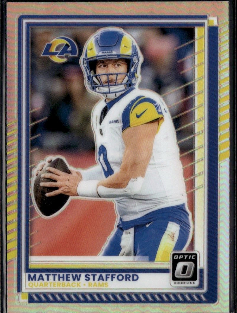 2025 Optic Matthew Stafford graded slab