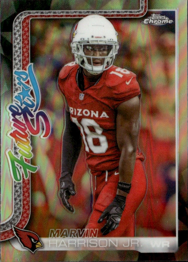 2025 Topps Chrome Marvin Harrison Jr. graded slab