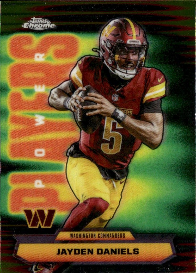 2025 Topps Chrome Jayden Daniels graded slab