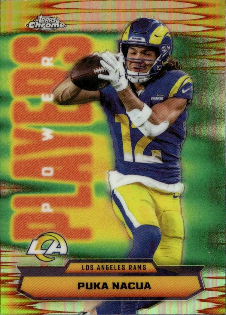 2025 Topps Chrome Puka Nacua graded slab