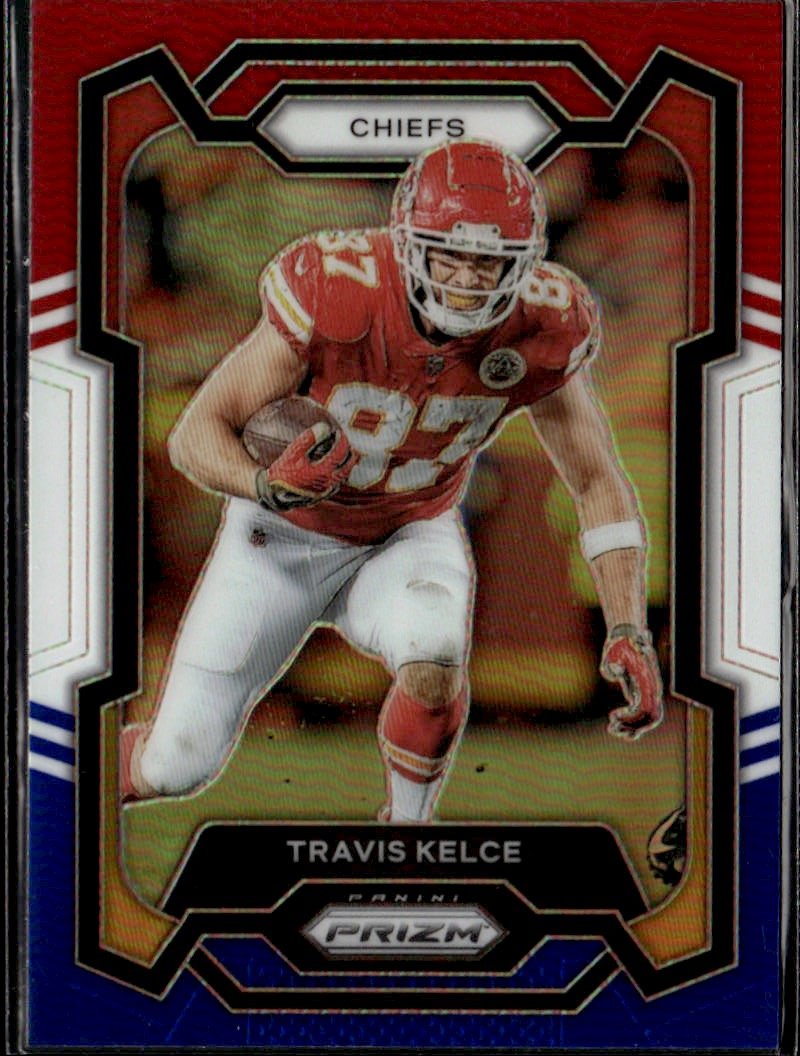 2023 Prizm Travis Kelce graded slab