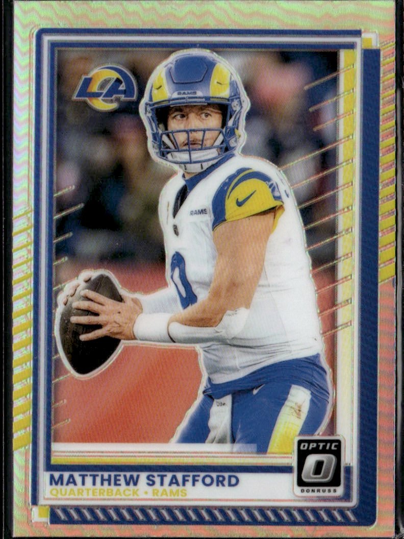 2025 Optic Matthew Stafford graded slab