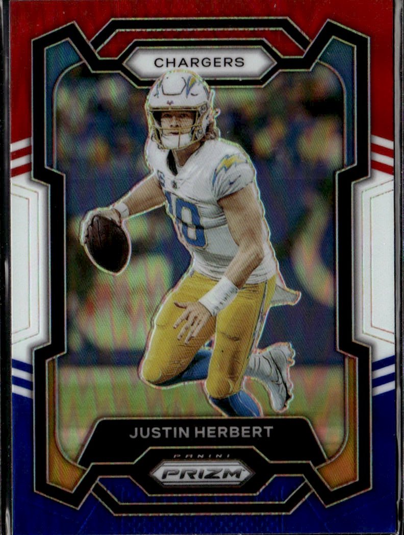 2023 Prizm Justin Herbert graded slab