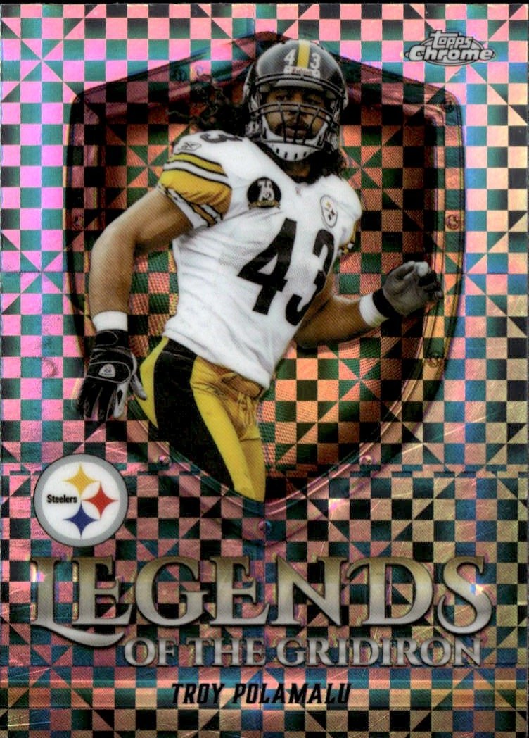 2025 Topps Chrome Troy Polamalu graded slab