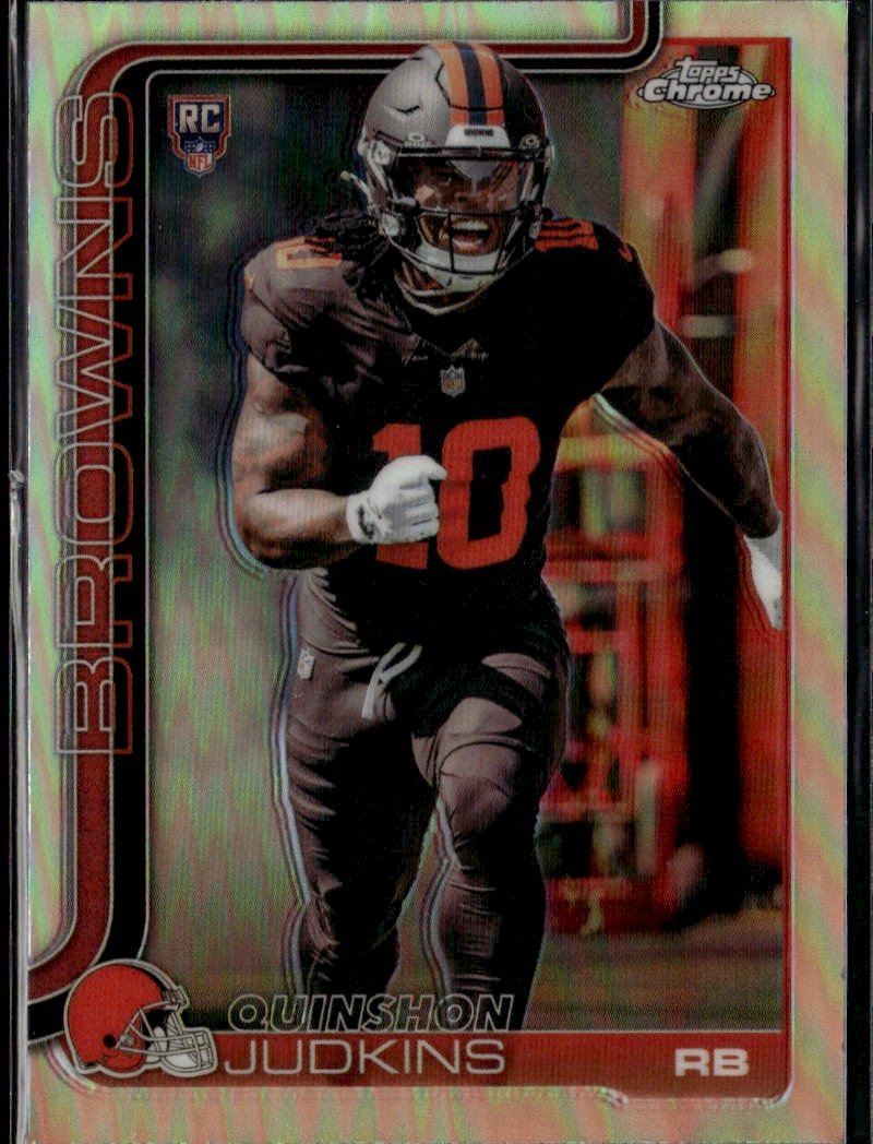 2025 Topps Chrome Quinshon Judkins graded slab