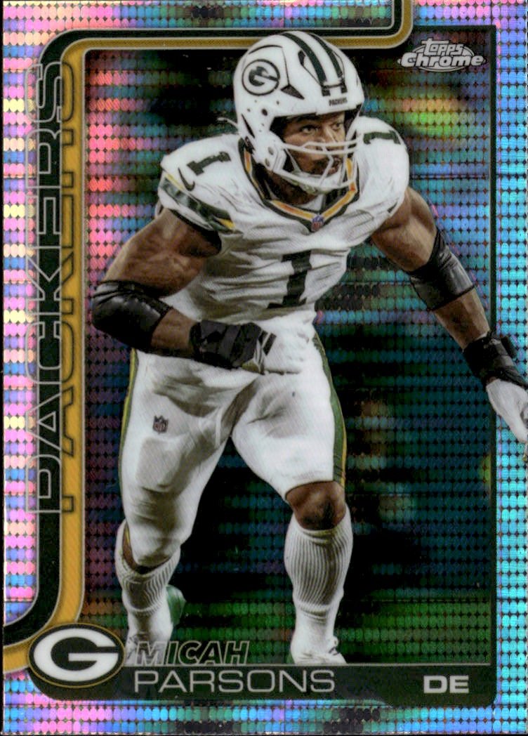 2025 Topps Chrome Micah Parsons graded slab