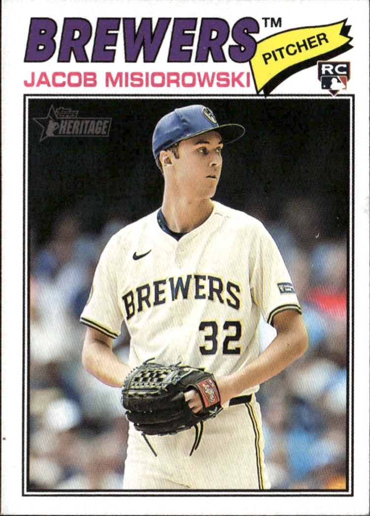 2024 TOPPS HERITAGE JACOB MISIOROWSKI graded slab