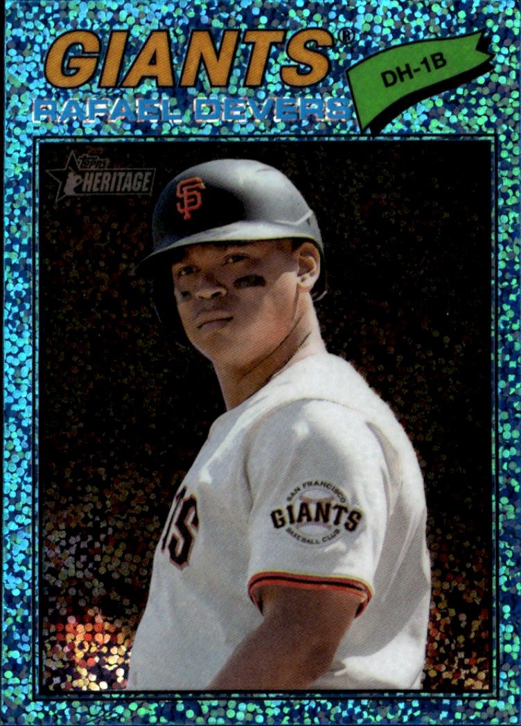 2026 Topps Heritage Rafael Devers graded slab