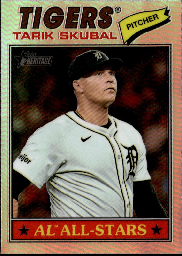 2026 Topps Heritage Tarik Skubal graded slab