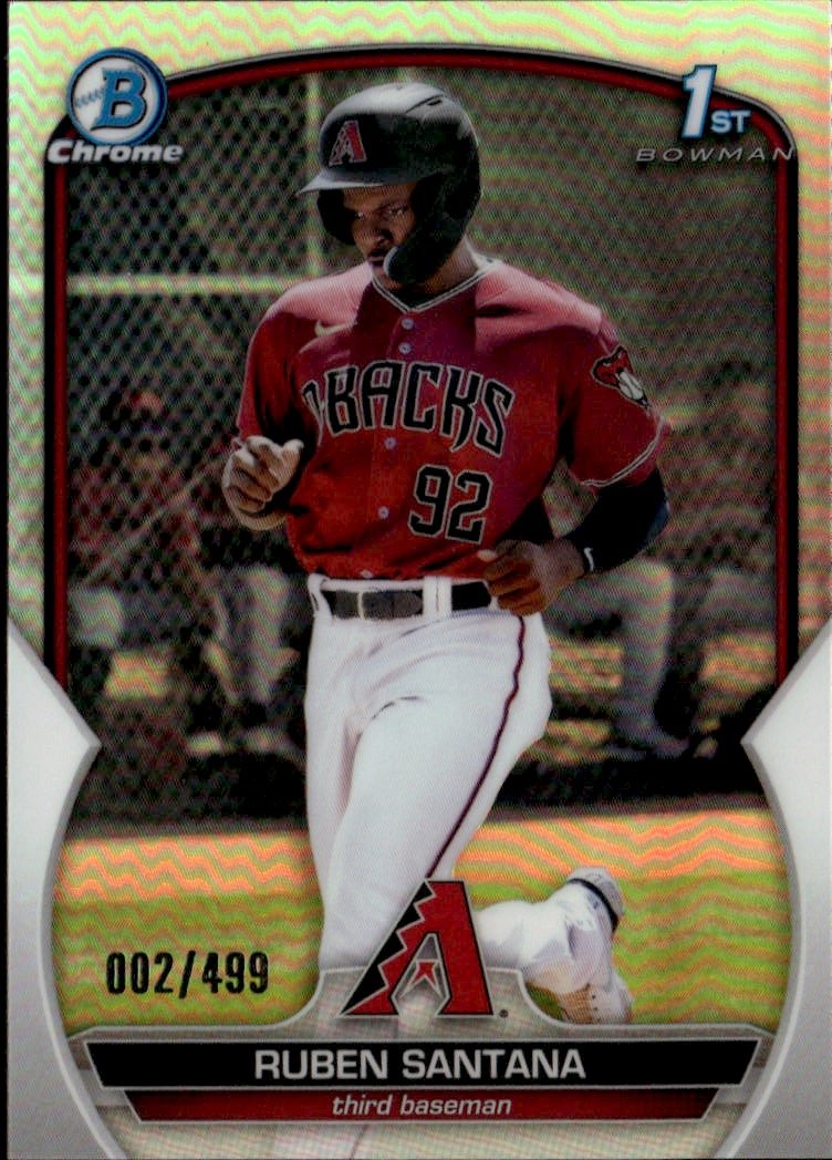 2023 Bowman Chrome Ruben Santana graded slab