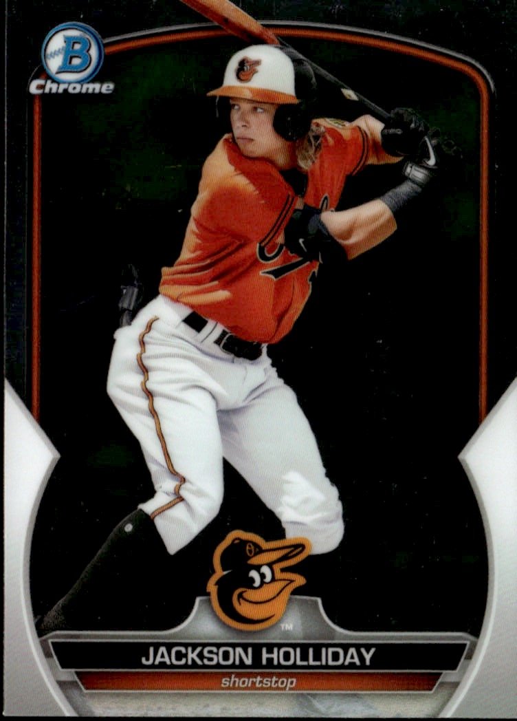 2023 Bowman Chrome Jackson Holliday graded slab