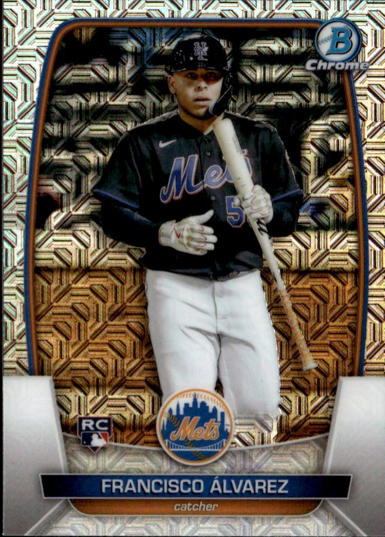 2023 Bowman Chrome Francisco Álvarez graded slab