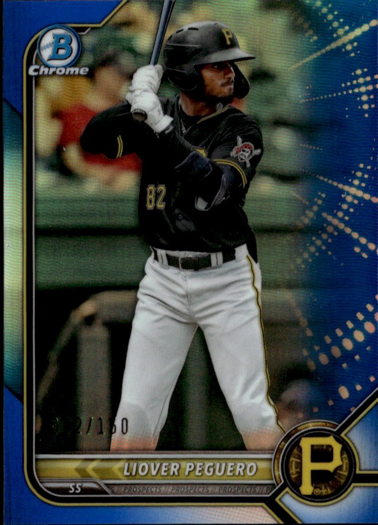 2023 Bowman Chrome Liover Peguero graded slab