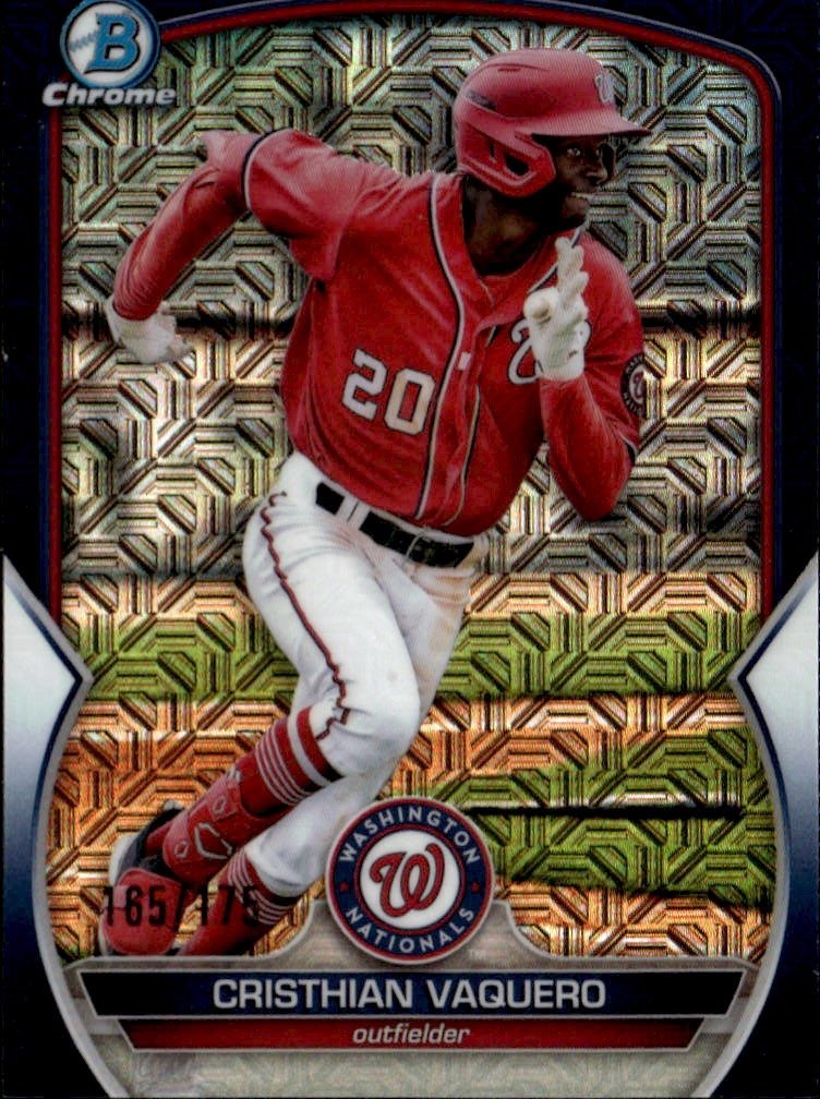 2024 Bowman Chrome Cristhian Vaquero graded slab